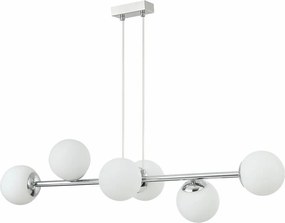 Полилей на кабел MADDIE 6xE14/5W/230V лъскав хром