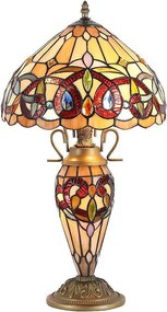 Настолна лампа TIFFANY 1706, 2xE27 + 1хЕ14
