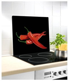 Стъклено покритие за стена Peperoni, 50 x 56 cm Hot Peperoni - Wenko
