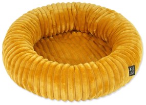 Легло за домашни любимци в цвят горчица ø 70 cm Dog Fantasy Stripe – Plaček Pet Products