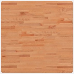 355970 vidaXL Плот за маса 80x80x1,5 см квадратен масивен бук