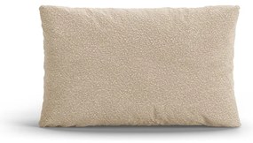 Бежова възглавница за диван от букле Poppy – Micadoni