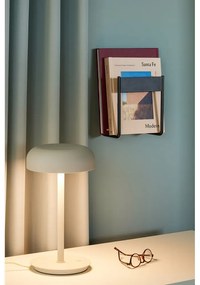 Кремава LED затъмняваща се настолна лампа (височина 37 cm) Velo – Hübsch