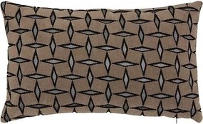 Декоративна възглавница atmosphera Jacquard Diamond, Кафяв, 30×50 cm