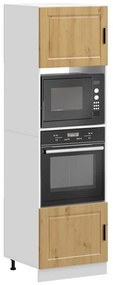 3315060 vidaXL Шкафове за фурна 2 бр Porto, дъб артизан, инженерно дърво
