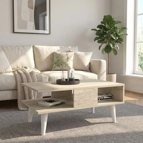 Andros Megapap melamine coffee table in travertine color 90x54x39,6cm.