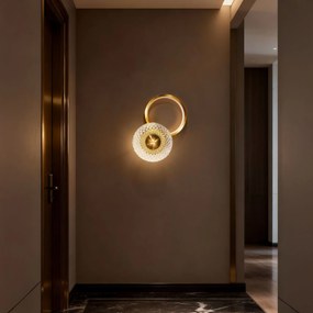 СТЕННА ЛАМПА LED LHJ071-W Brush Gold