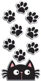 Декоративни стикери за стена от дунапрен 3D Cat &amp; Paws S