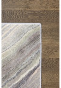 Сив вълнен килим 133x180 cm Agate - Agnella