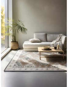 Кафяв и кремав килим 200x280 cm Terrain - Hanse Home