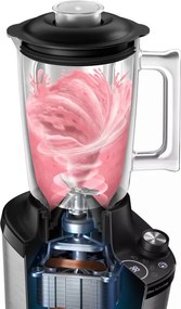 Втора ръка: Блендер Philips HR3760/00, 1500W, 2L, ProBlend Ultra, Високоскоростен, Импулс, Черен