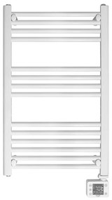 Лира за баня Adler AD 7824, 600W, 13 нагревателни ленти, LED контролер панел, , IP24, Бял