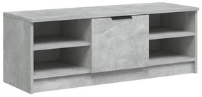 811371 vidaXL ТВ шкаф, бетонно сиво, 102x35,5x36,5 см, инженерно дърво