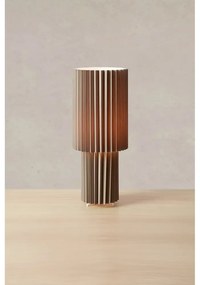 Сива настолна лампа с текстилен абажур (височина 45 cm) Catis – Markslöjd