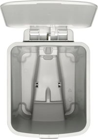 Кош за боклук с педал Brabantia StepUp 1008480, 16 л, Екологични материали, Голям отвор, Светлосив