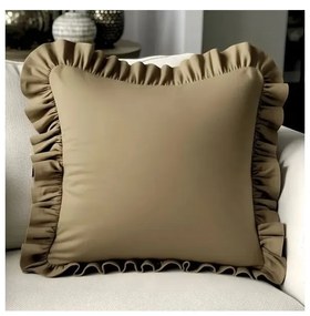 Калъфка за възглавница със смес от памук 40x40 cm Ruffled – Mila Home
