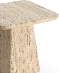 Странична масичка с скаменен плот за маса 45x45 cm Kepami – Light &amp; Living