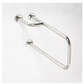 Подпорна дръжка 23,5x38 cm неръждаема стомана/сребриста