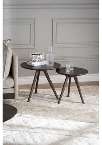 Кръгли странични масички в комплект 2 бр. от масивен дъб ø 50 cm Yumi – Rowico