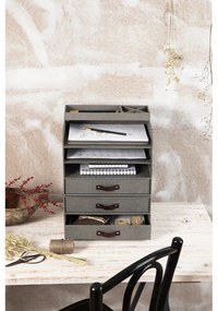 Картонен органайзер за докумнети с чекмедже Walter – Bigso Box of Sweden