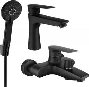 Mexen Axel R40 комплект за вана, черен - 73803R40-70