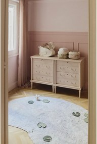 Светлосиво памучно детско килимче за игра 130x170 cm Swan Lake – Lorena Canals