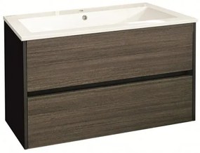Конзолен PVC шкаф ICP 8955 с умивалник, 90x45x55см
