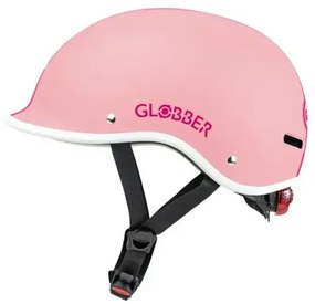 Детска светеща каска Globber Master XS/S (47-51см), пастелно розова