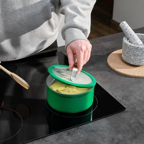 Гърне с капак/с керамично покритие подходящо за индукционен котлон 1,3 l Meda 3.0 – FABINI