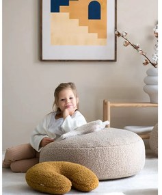 Кафява детска възглавница за диван от букле U – Wigiwama