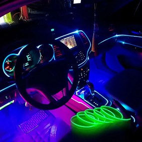 Neon Wire Strip OCC Motorsport 3 m Оптични влакна