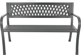 Алуминиева градинска пейка 125 x 53 x 77 см