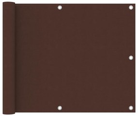 Sonata Балконски параван, кафяв, 75x500 см, оксфорд плат