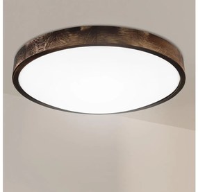 Brilagi - Таванно осветително тяло CARVALHO SMOKEY 3xE27/60W/230V, дъб, Ø 47,5 см