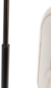 Интелигентна настолна лампа черна със злато и опушено стъкло с WiFi A60 - Zuzanna