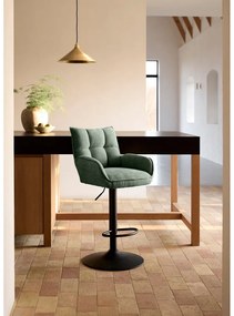 Зелени бар столове в комплект от с регулируема височина 2 бр. Marilla – Unique Furniture