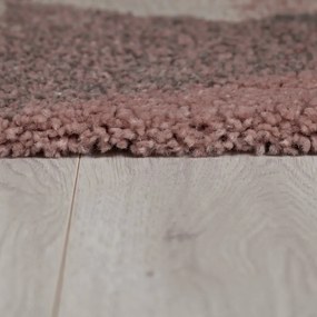 Розов и сив килим , 160 x 230 cm Nuru - Flair Rugs