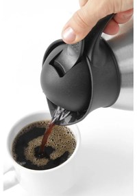 Термос в черно и сребристо 1,5 л - Hendi