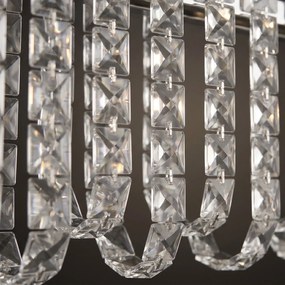 LED кристална висяща лампа SWE073-CP 60cm Chrome