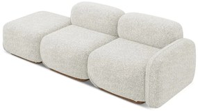 Кремав модулна лежанка (десен ъгъл) Ailani – Makamii