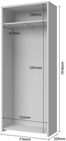 Гардероб Giallo 2D