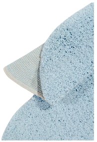 Светлосин ръчно изработен памучен детски килим подходящ за пране 70x100 cm Mini Dream – Lorena Canals