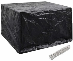 41645 vidaXL Покривало за градински мебели 8 капси 135 x 135 x 90 см