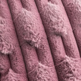 Декоративна възглавница от микроплюш 50x50 cm Carved Fur – Bianca