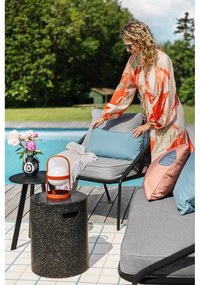 Черен двуместен градински диван North - Bonami Selection