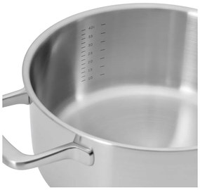 Тенджера от неръждаема стомана с капак подходяща за индукционен котлон 4 l Lucca 3.0 – FABINI