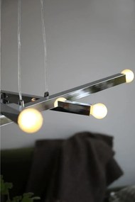 Метално висящо осветително тяло в сребрист цвят Stack – Markslöjd