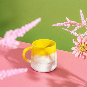 Жълта глинена чаша 360 ml Mojave – Sass &amp; Belle