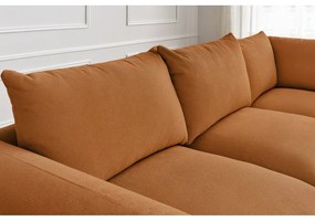 Оранжев ъглов диван Ernest – Bobochic Paris