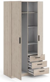 Гардероб от декор от дъб естествен 99x200 cm Sprint – Tvilum